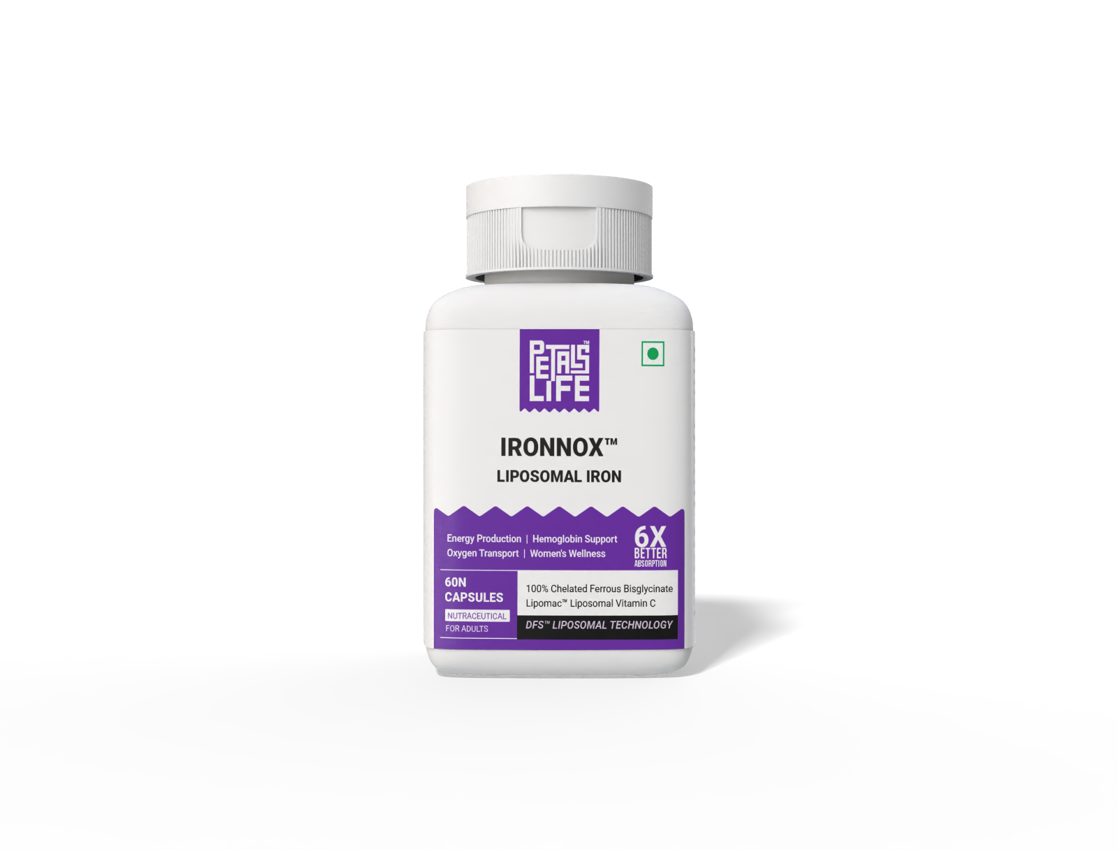 Ironnox Liposomal Iron (ferrous bisglycinate)